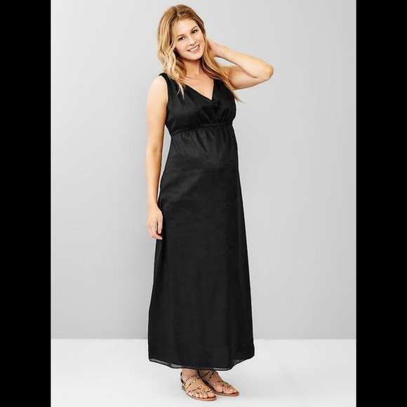 gap maternity maxi dress